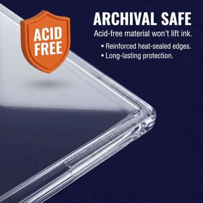 Performore 11" x 17" Heavy Duty Rigid Print Crystal-Clear Toploader Frame - Hold, Protect, Store, Display Photographs, Posters, Prints and Documents (5 Pack) - style: 5-Pack