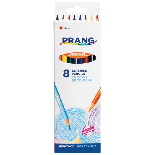 Prang Colored Pencils 8-Color Set - size: 8 Count (Pack of 1)