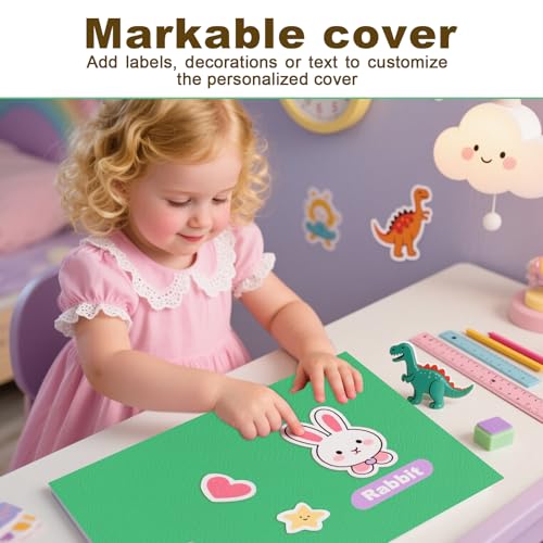 Folders with Pockets, LAYZZ 30 Pack Paper Pocket Folders, 2 Pocket File folders Fits Letter Size Paper, for School Office and Home (Green) - color: Green