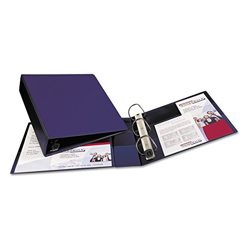 Avery Heavy-Duty Binder with 2-Inch One Touch EZD Ring, Navy Blue (79822) - color: Navy Blue, size: 2"