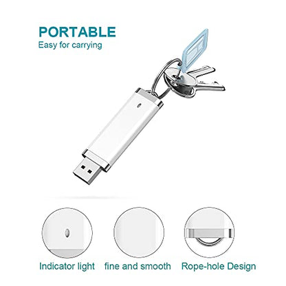KEXIN 10 Pack 16GB Flash Drive Bulk Flash Drive USB Flash Drive Design in Snapcap 16 GB White - color: White, size: 16G