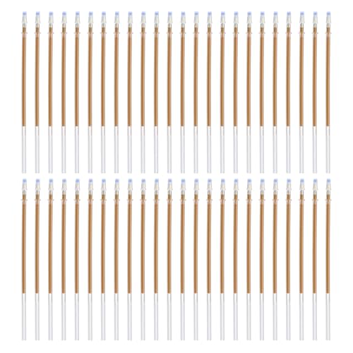 PATIKIL 0.8mm Gel Pens Refills, 48 Pack Gel Pens Metallic Ink Medium Point Colored Refill Set for Adults Coloring Books Journaling Scrapbooking Art Drawing, Brown - color: Brown