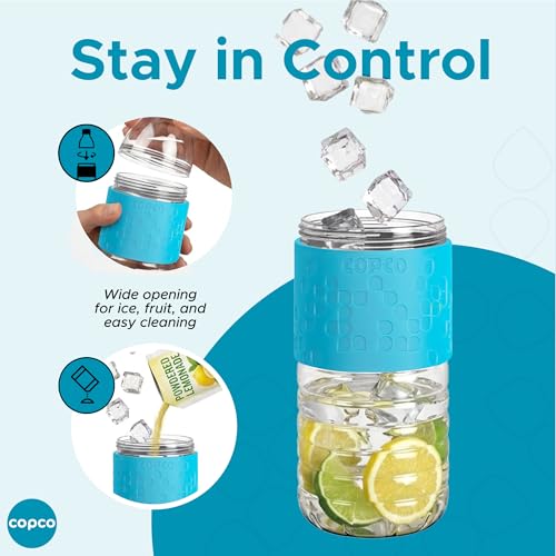 Copco Hydra Water Bottle - Light Blue, 16.9 oz - color: Blue, size: 16.9 Ounces