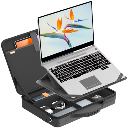 Smatree MobileBase Laptop Shoulder Case with Stand for 15.6-16 inch ASUS L510/P1512/M515/F515/ProArt P16, for ROG Zephyrus G16/M16/G15, for Chromebook Flip CM5/CX5, for ROG Flow X16 2023/2022 (A485S) - color: Black for Asus, size: for 15-16inch ROG Zephyr
