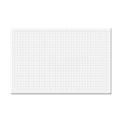 Graph Paper Pad - 30 Sheets/60 Pages, 24" x 36" Large Graph Paper 1" and 1/4" Ruled Grid Paper for Engineer Architect Designer Mathematician Draftsmen Sketch House Commercial Building Plan Drafting - color: Black