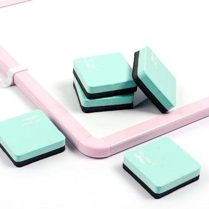 Mr. Pen- Mini Magnetic Dry Erase Erasers, 2" x 2", 24 Pack, Green | Small Magnetic Whiteboard Dry Erase Erasers Bulk for Kids, Teachers, Students and Classroom Supplies - color: Green, size: Square