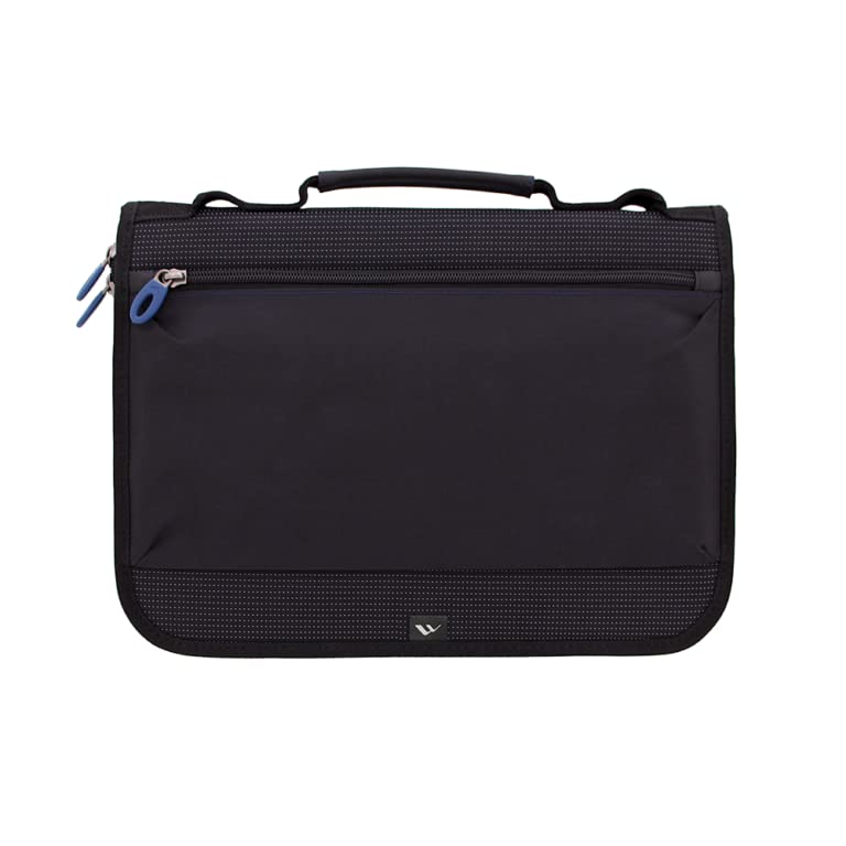 Brenthaven Tred Carry Folio Work-in Case Fits 11 inch Laptops, MacBook and Chromebooks - Durable, Lightweight, Slim and Secure Protection for College, School, Office, Business or Personal Use - Black