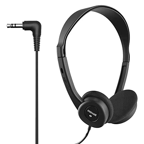 Maxell Headphone 190319-1 Each | Classic wired in-ear headphone for everyday listening - compatible with 3.5mm devices, made in China - size: 1 Pack
