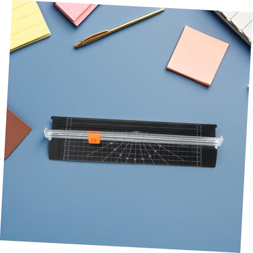 Ipetboom 2pcs Foldable Paper Cutter Portable Desktop Trimmer with Protective Blade Cover for Crafting Scrapbooking Cardstock Labels Photos Compact and Space-Saving Design