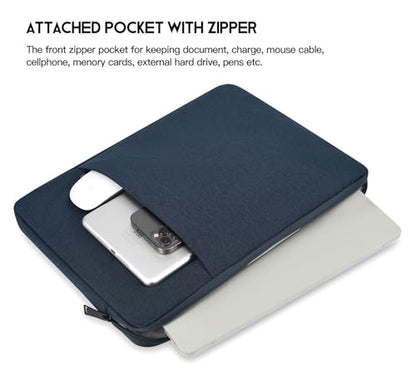 17.3 inch Laptop Sleeve Case for HP Pavilion 17/Envy 17, Dell Inspiron 17/Dell G3 G7, ASUS VivoBook Pro 17, Lenovo Ideapad 17, Acer Aspire 17, Computer Sleeve 17 inch Laptop Carrying Bag - color: Navy Blue, size: 17.3 inch