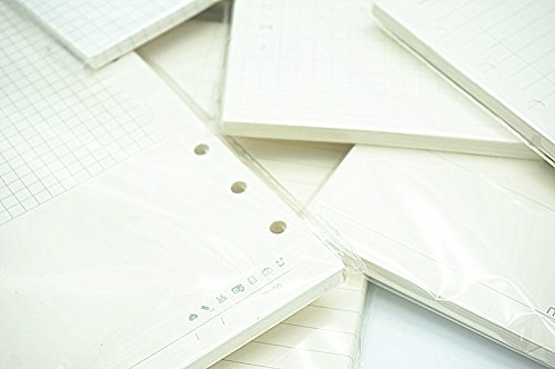 A5 Spiral Binder Inserts Refillable Notebook Planner Refills 6 Ring Binder Refill, 11 Packs of 11 Designds for Filofax Agenda Harphia (A5 5.59 x 8.27'',Full Set 11 pcs) - color: Full Set of 11 Packs, size: A5