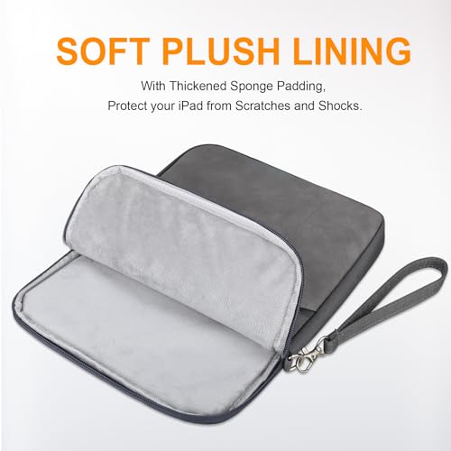 Lacdo Tablet Sleeve Case for 11 inch iPad A16, 11 Inch IPad Air M4 M3 M2, 11" iPad Pro M5 M4, 10.9 inch ipad/IPad Air, 10.2" iPad, 11" Samsung Galaxy Tab A9+, Ipad Sleeve Fit Magic Keyboard, Dark Gray - color: Dark Gray, size: 9-11 Inch