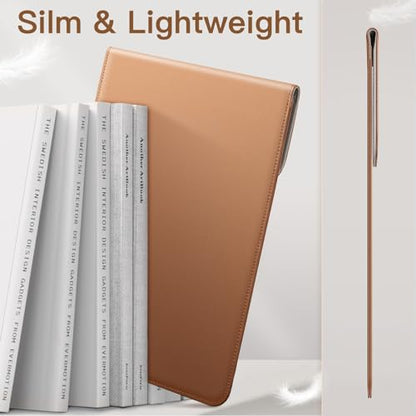 JETech Slim Laptop Sleeve for MacBook Neo (A18 Pro), MacBook Pro 14-Inch(M1-M5, 2020-2026), PU Leather Case with Magnetic Closure (Brown) - color: Brown, size: 14-Inch
