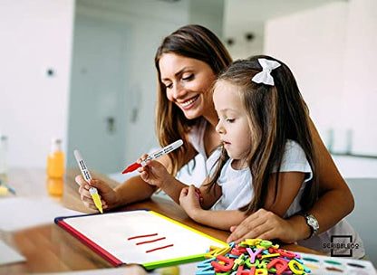 5 Pack Small White Board Dry Erase Board for Kids Portable 9"x12" Drawing Magnetic Mini Whiteboard White Board for Students Teachers School Supplies Lapboard Small Dry Erase Board for Kids & Erasers - style: Set of 5 Boards & Erasers