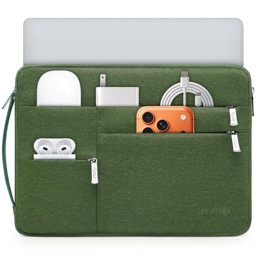 HYZUO 13 Inch Laptop Case Sleeve Bag for MacBook Air 13 M5 A3449 M4 M3 M2 M1 2026-2018, 13" MacBook Neo 2026 A3404, MacBook Pro 13 M2 M1 2026-2016, iPad Air/Pro 13, Surface Pro, XPS 13, Grass Green - color: Grass Green, size: 13 Inch