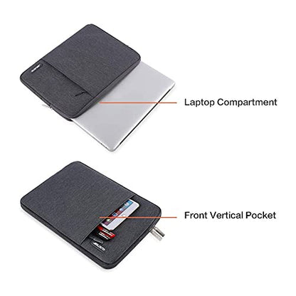 MOSISO Laptop Case 13 inch, Laptop Sleeve Compatible with MacBook Neo/Air/Pro 13 inch with A18/M5/M4/M3/M2/M1 Chip 2026-2016, Polyester Vertical Computer Sleeve Bag with Pocket, Space Gray - color: Space Gray, size: 13 inch