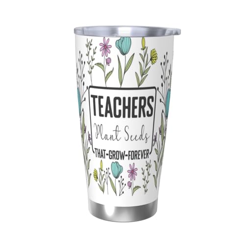 Teacher Appreciation Gifts for Women Teachers, Coffee Tumbler Water Bottle - Stainless Steel Travel Mug, 20oz - style: Teacher