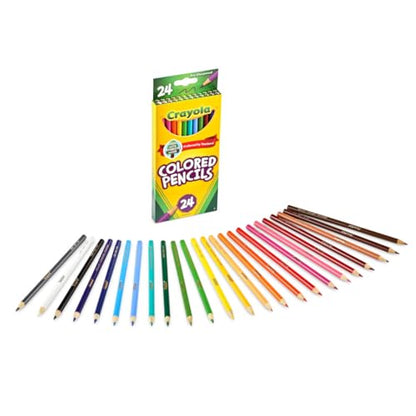 Crayola Colored Pencils, Coloring Supplies, 24 Count
