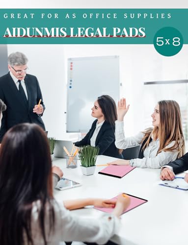7pcs Small Note Pads 5x8 Legal Pads Pink Notepad 5x8 College Ruled Pink Notebook Paper Narrow Ruled Mini Notepads 5 x 8 Legal Pad Perforated Small Writing Pads 5x7 In 30 Sheets per Note Pad - color: Pink-7P