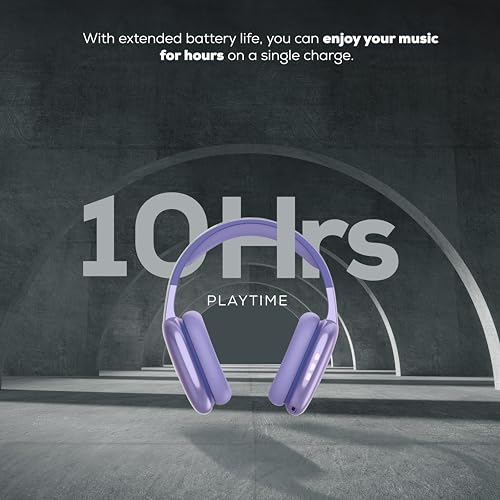 Gabba Goods Wireless Over Ear Bluetooth Headphones with Microphone - Wireless Headset -Noise Reduction - Bluetooth, Wired,Built in Micro SD for Travel, Home, Work TV,PC,Gaming,Cellphone (Lavender) - color: Lavender