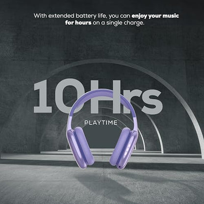 Gabba Goods Wireless Over Ear Bluetooth Headphones with Microphone - Wireless Headset -Noise Reduction - Bluetooth, Wired,Built in Micro SD for Travel, Home, Work TV,PC,Gaming,Cellphone (Lavender) - color: Lavender