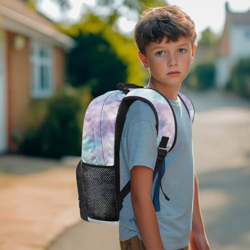 Kids Backpack Set, Sea Turtle Hibiscus Print School Backpack with Lunch Bag, Pencil Case and Water Bottle Cover 4 in 1 Set for Elementary School Boys and Girls Daily Use - color: Floral Sea Turtle Print