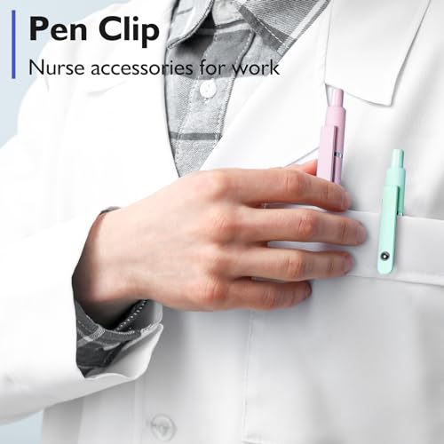 Vanhench 10Pcs Gel Pens, Black Ink Cute Pens for Trendy Stuff, Happy Birthday Gift Basket, Aesthetic Office Supplies (10PCS Gradient) - color: 10PCS Gradient (Black Ink)