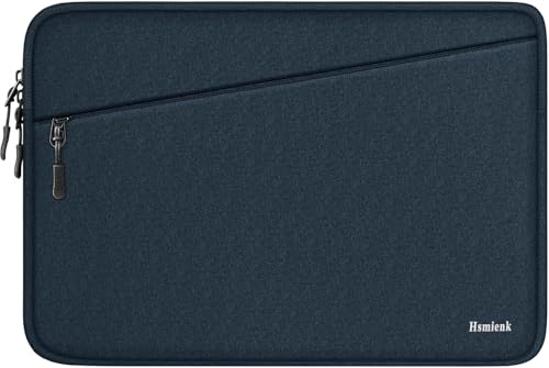 Laptop Sleeve 14 inch, Traveling Water Resistant Laptop Case with Pocket, Shockproof Protective Carrying Notebook Cover Compatible for 14 Inch MacBook Air/Pro, HP, Lenovo, Dell, ASUS, Dark Blue - color: Dark Blue, size: 14 Inch