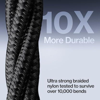 Statik MagStack Pro USB C to USB C Coiling Magnetic Charging Cable,100W | Nylon Braided Tangle-Free Design, Magnetic Coiling, Data Transfer, Compatible with iPhone & Android, 3FT Black, 3 Pack - color: Black, size: 3ft (3 Pack), style: USB-C to USB-C