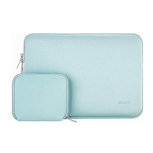 MOSISO Laptop Case 13 inch, 13 inch Laptop Sleeve Bag Compatible with MacBook Neo/Air M5 M4 M3 M2 M1 2026-2018 / Pro M2 M1 2026-2016, Neoprene Computer Sleeve Bag with Small Case, Mint Green - color: Mint Green, size: 13 inch