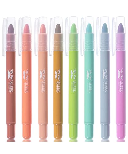 Mr. Pen- No Bleed Gel Highlighters, Assorted Colors, 8 Pack | Bible Highlighters and Pens No Bleed, Bible Markers for Study, Journaling, School Supplies and Accessories - color: Pastel Colors 4, size: 8 Pack