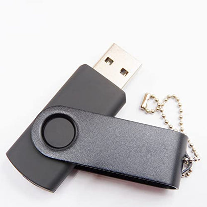 256MB USB Flash Drives Thumb Drive U Disk PenDrive Memory Sticks for Pupil Student Presents Gifts (Black) - color: Black