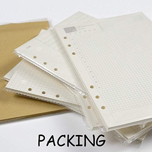 A6 Planner Inserts Binder Refill Paper,for Filofax/6 Ring Notebook Budget Binders, 45 sheets/90pages, 100Gsm Quality, Harphia (A6 3.74 x 6.77'',Finance) - color: Finance Schedule, size: A6