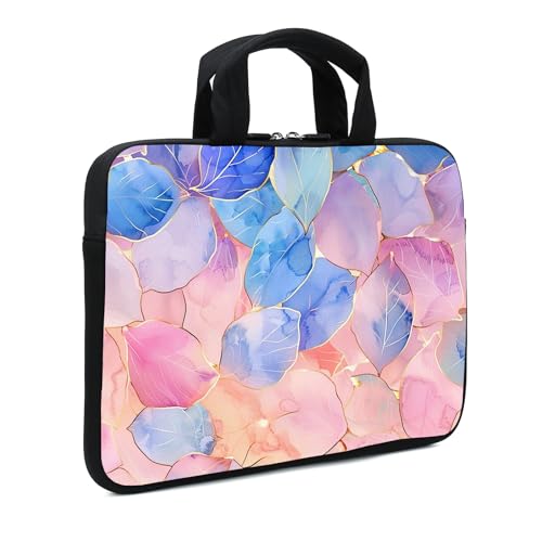 Laptop Sleeve Case 11.6" 12.1 Inch Neoprene Laptop Sleeve/Notebook Computer Case/Chromebook Case/Carrying Bag (Leaf) - color: leaf
