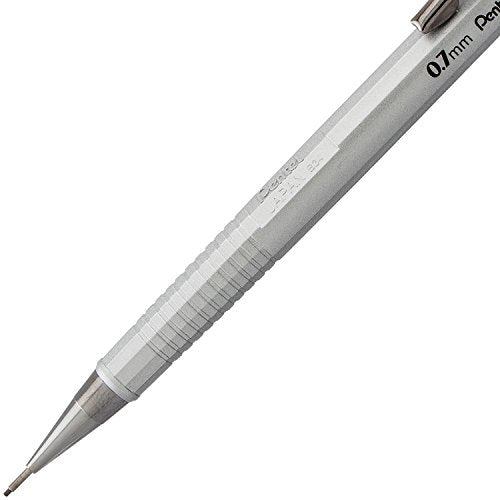 Pentel Sharp Mechanical Pencil (0.7mm) Metallic Barrels, Assorted Barrel Colors, Pack of 2 (P207MBP2M1)