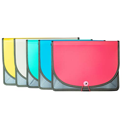 C-Line Extra Large Poly Document Case, Letter Size, 500-Sheet Capacity, 1 Case, Color May Vary (58350) - color: Color May Vary, size: Letter Size