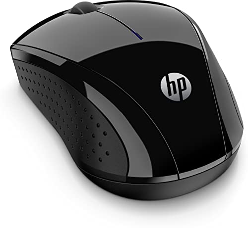 HP Wireless Mouse 220 Silent, Ambidextrous, RF Wireless, Black