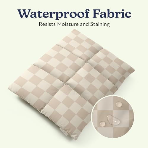 Vandel Puffy Laptop Sleeve 13 inch - 14 inch Waterproof Laptop Sleeve Case, Compatible with 13 inch MacBook Air/Pro 13 / MacBook Pro 14, iPad Pro 12.9, 13.3 in HP Dell, Air Case, Computer Bag Cover - color: u. Grid Neutral Checker