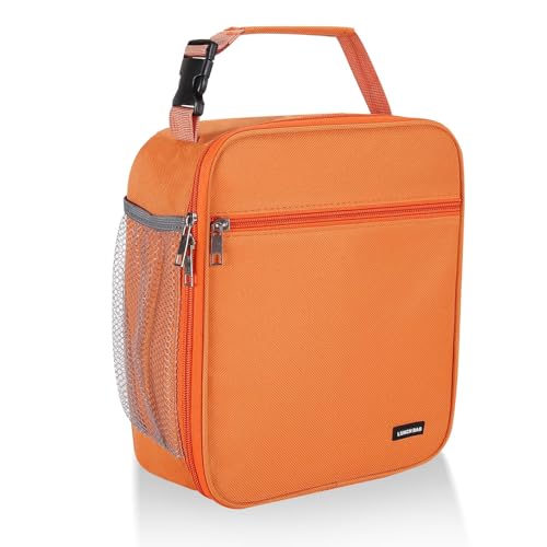 Lovoeo Lunch box Lunch bag for men women Insulated Lunchbox Lunch bags for Work Picnic Travel (Orange) - color: Orange