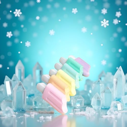 6 Pcs Mini Highlighter Cute Ice Shaped Marker Pen for School Office Supplies Writing Stationery Attractive and Fashion Liquid Highlighters Markers and Highlighters