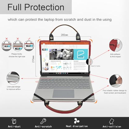Laptop Case Cover Sleeve for Acer Chromebook 514 CB514-1W CB514-1W-30AC CB514-1W-5280 with Portable Bag with Bag Handle,Blue - color: Blue