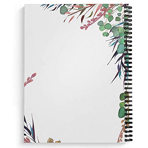 Gotcha Covered Notebooks Softcover Clothed With Strength 8.5" x 11" Religious Spiral Notebook/Journal, 120 College Ruled Pages, Durable Gloss Laminated Cover, Black Wire-o Spiral. Made in the USA - color: Clothed With Strength
