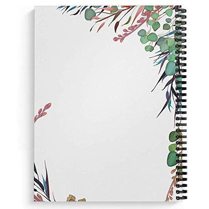 Gotcha Covered Notebooks Softcover Clothed With Strength 8.5" x 11" Religious Spiral Notebook/Journal, 120 College Ruled Pages, Durable Gloss Laminated Cover, Black Wire-o Spiral. Made in the USA - color: Clothed With Strength
