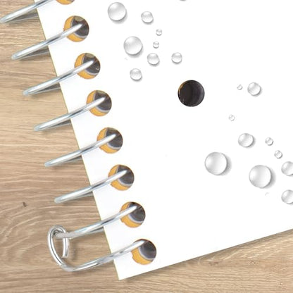 Five Star Spiral Notebook + Study App, 5 Subject, College Ruled Paper, 8-1/2" x 11", 200 Sheets, Fights Ink Bleed, Water Resistant Cover, White (72460) - color: White, size: 1 Count (Pack of 1)