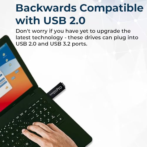 Centon DataStick Pro USB 3.0 Flash Drive 256GB 10-Pack Black Storage Bundle - size: 256 GB (Pack of 10)
