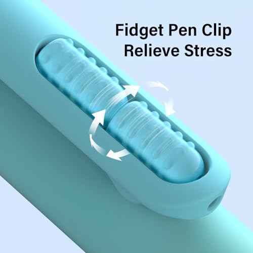 0.7mm Gel Pens Black Ink, 8 Pack Retractable Pens with Fidget Clip | Medium Point Smooth Writing, Quick-Drying, No Smudges, Stress Relief, Journaling, Note Taking, School, Office, Student/Adults - color: Gradient -8Pcs Black Ink