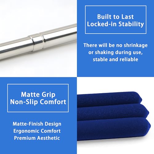 Retractable Teacher Pointer, Pointer Stick with Stylus Smooth Sensitive Tablet Pen, Pointers for Classroom, Teacher Coach Presenter Pointer, Pointer Finger Stick, Blue(with Lanyard) - color: Blue