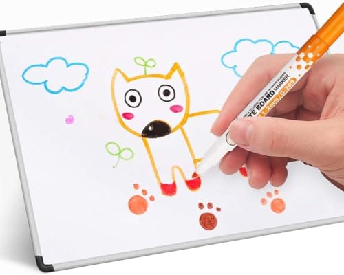 Magnetic Whiteboard Markers With Erase Fine Tip Dry Erase Markers, Magnetic Whiteboard Pen Writing Drawing Erasable Board Marker Office Supplies，Fine Tip, Low Odor White Board Markers Perfect（Purple）