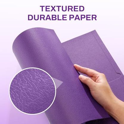 SUNEE Folders with Pockets(25 Pack, Purple), 2 Pocket Folders Fit Letter Size Paper, Paper File Folder for School Office Home Business - color: Purple, style: 25-Pack