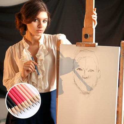 TecUnite 120 Pcs #2 HB Pencils with Eraser No 2 Unsharpened Wooden Hexagonal Pencils for Adults Gifts for School Exam art Learning Office Sketching(Pink Black Series) - color: Pink Black Series